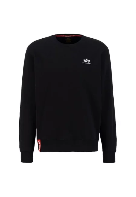 Мъжки суичър  3227 - Полиестер/Памук - Черен