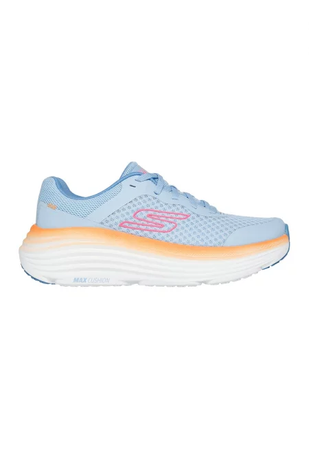 Мрежести спортни обувки Max Cushioning Endeavour - Пастелносин/Пастелнорозов/Мандарина