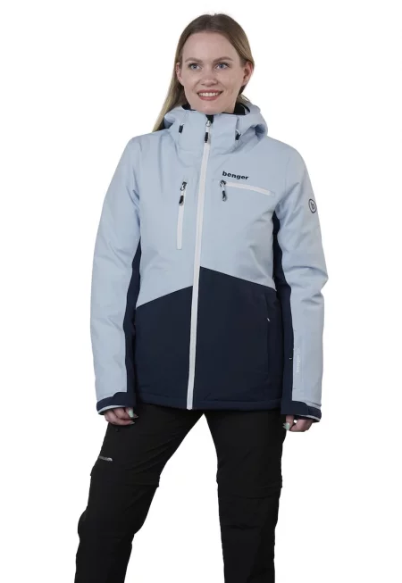 Непромокаемо ски яке с дизайн с цветен блок