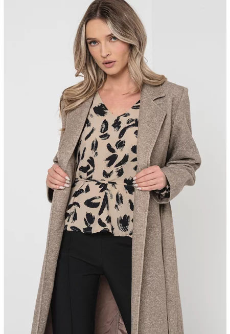 Палто с колан