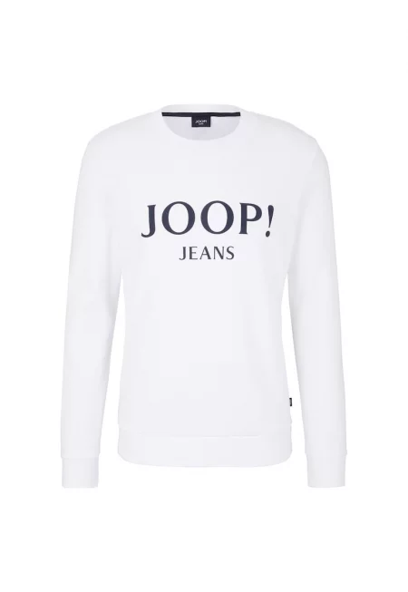 Памучен суитшърт Alfred - Бял