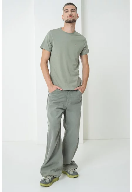 Памучна слим тениска