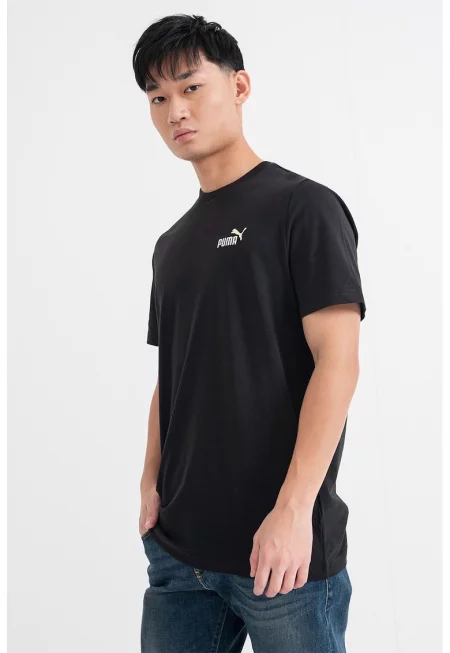 Памучна тениска ESS 2 с овално деколте и лого