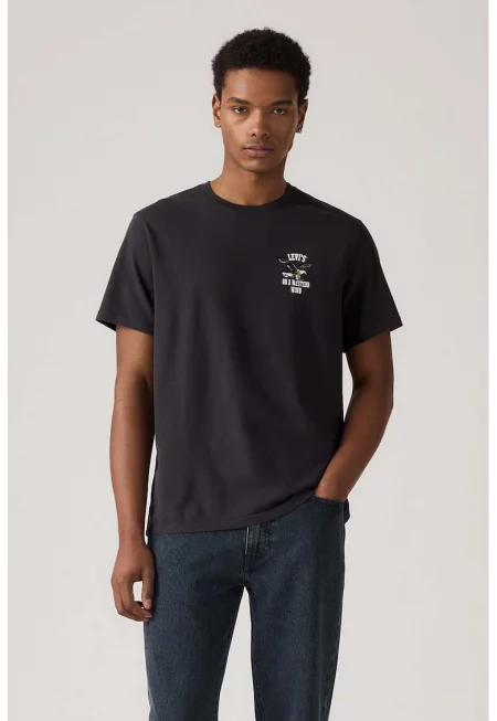 Памучна тениска със свободна кройка