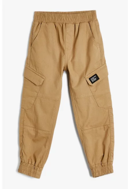 Панталон карго с еластична талия