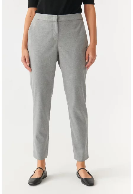 Панталон Olia със стеснен крачол - Сив