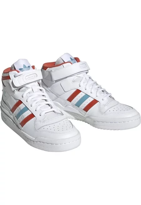 Pantofi sport  Originals Forum Mid pentru femei - Червен/Бял/Син