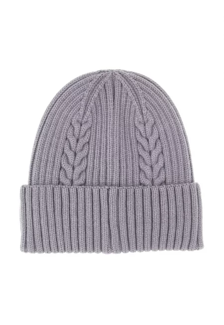 Плетена шапка с лого
