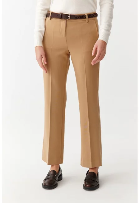 Прав панталон с ръб - Персийски портокал