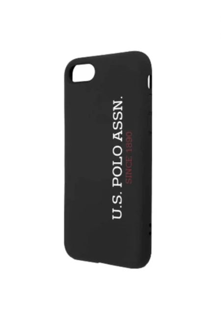 Предпазен калъф US Polo Silicone за iPhone 7/8/SE 2 - Black