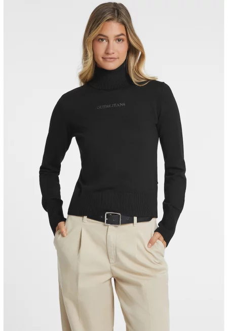 Пуловер с коприна и вълна