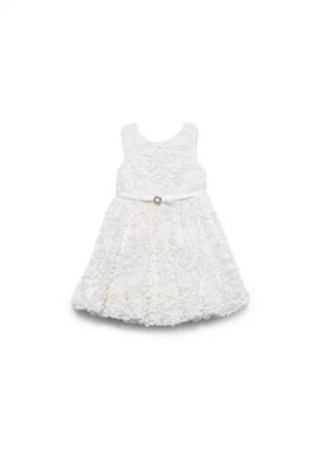 Rochie eleganta fete - Abel & Lula - floral - alb - poliester -