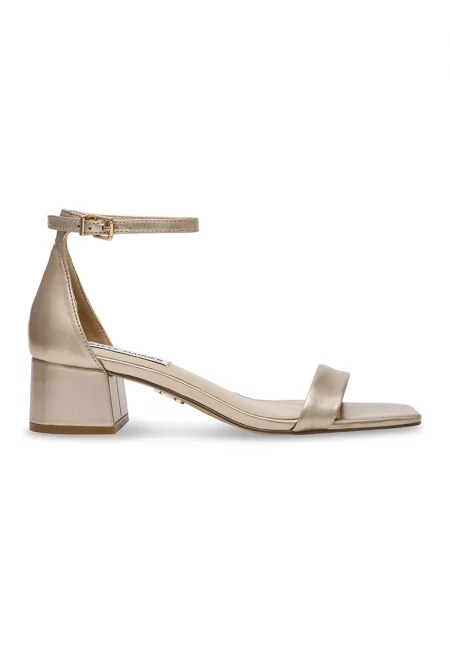 Сандали Gena с масивен ток - Златист