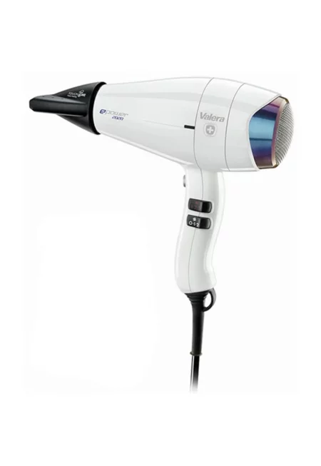 Сешоар EPOWER 2020 WHITE Rotocord - 1600 W - 6 настройки за въздушен поток/температура - Бутон за студен въздух - Подвижен метален филтър - Бял