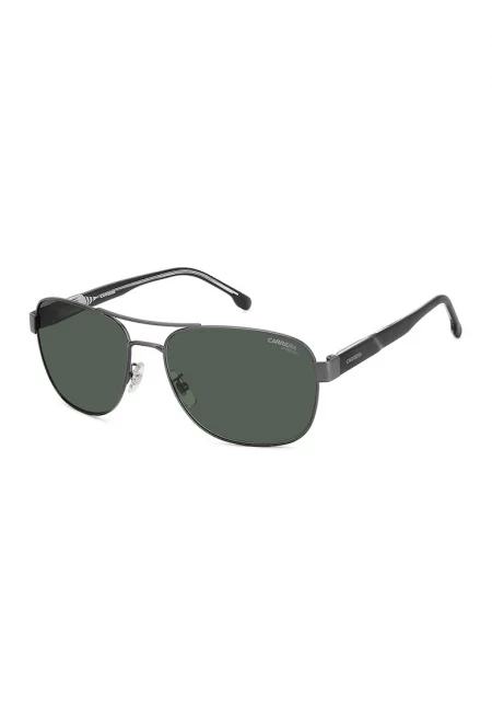 Слънчеви очила Aviator с лого - Черен/Сребрист