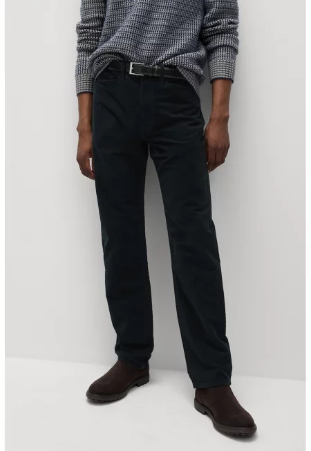 Свободни дънки с джобове - Ултрамарин синьо