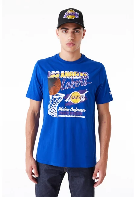 Тениска NBA с шарка на Los Angeles Lakers