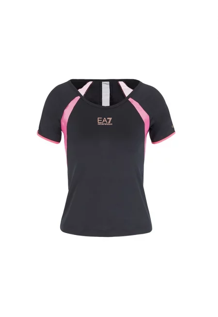 Тениска  W Tee Ss Rn - 3RTT01-TJLHZ-1200 - Дамска - Черна - Черен