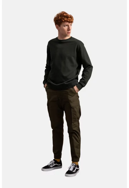 Унисекс памучен суитшърт - Антрацитно сиво