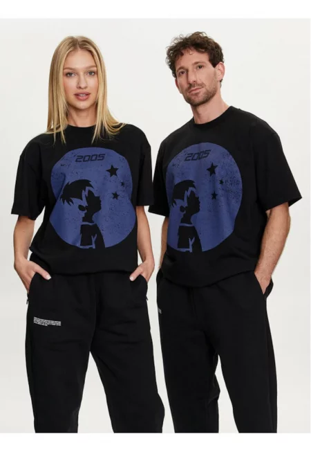 Унисекс тениска -  304271625 - Памук - Черен - Черен