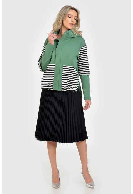 Яке Irina с качулка и райе