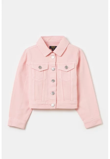 Яке от деним с набирания