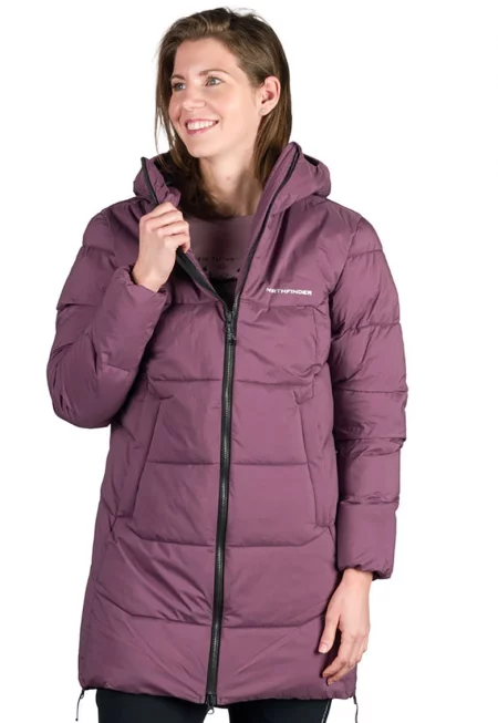 Зимно хайкинг яке Rhiannon с цепки с цип встрани