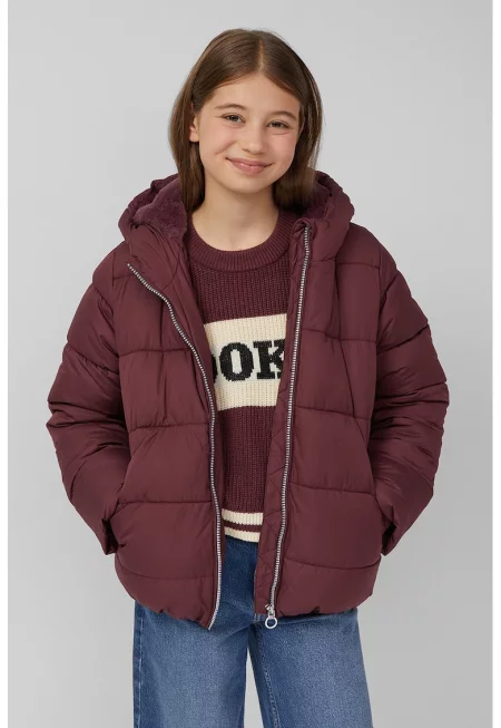 Зимно яке с качулка и цип