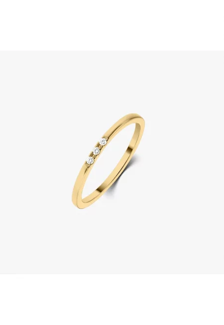 Златен пръстен Elegance - Диаманти