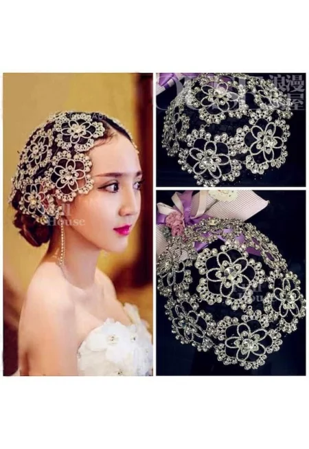 Аксесоар за коса Magarethe -  метална сплав - сребро