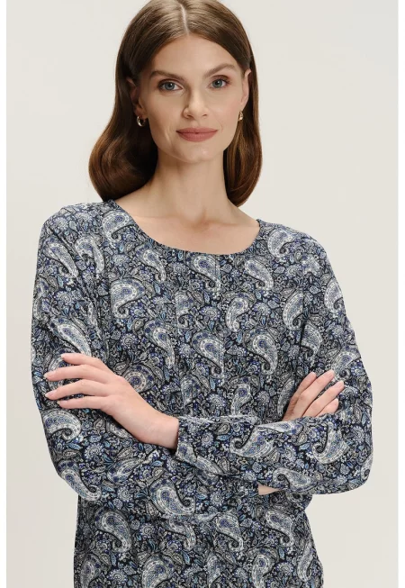 Блуза с принт