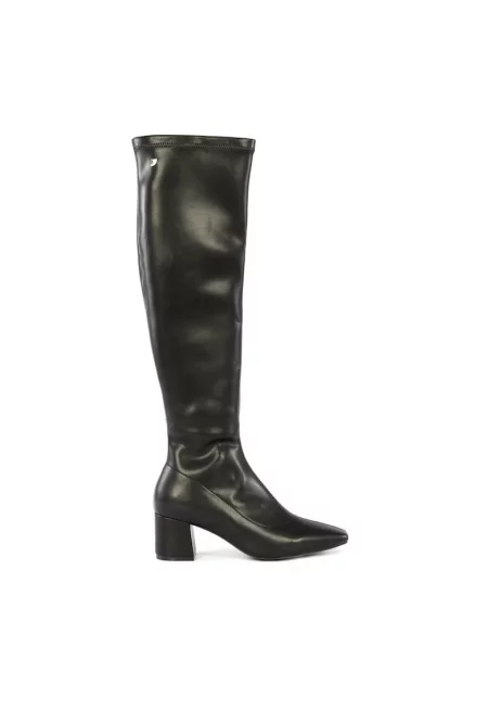 Ботуши от еко кожа - Черен