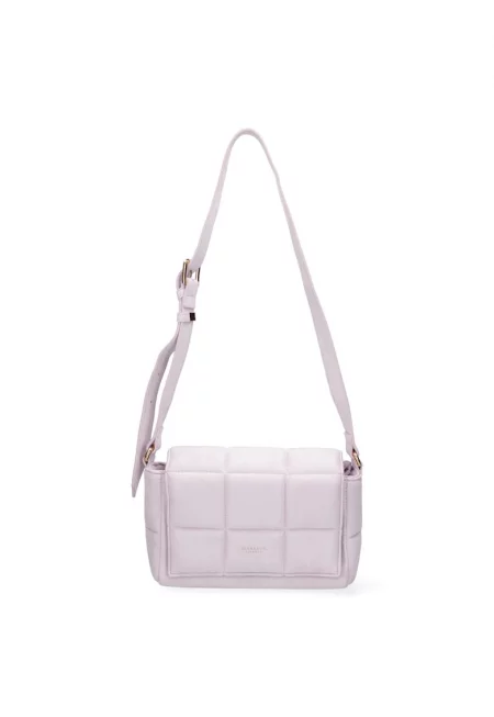 Чанта през рамо с капаче - Лилав