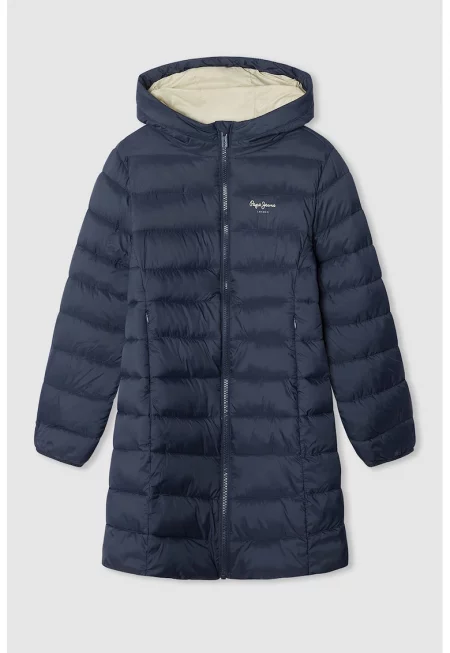 Дълго зимно яке с качулка