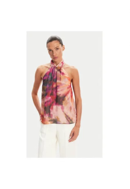 Дамска блуза  251-OPIAL.F - Полиестер - Многоцветен - Многоцветен