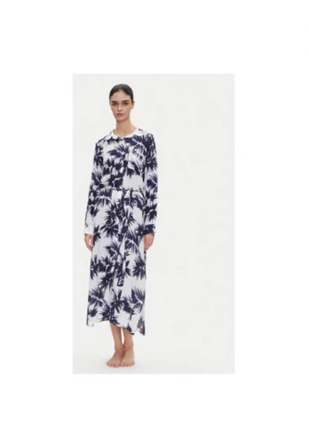 Дамска риза  YI00052 - Вискоза - Тъмносин