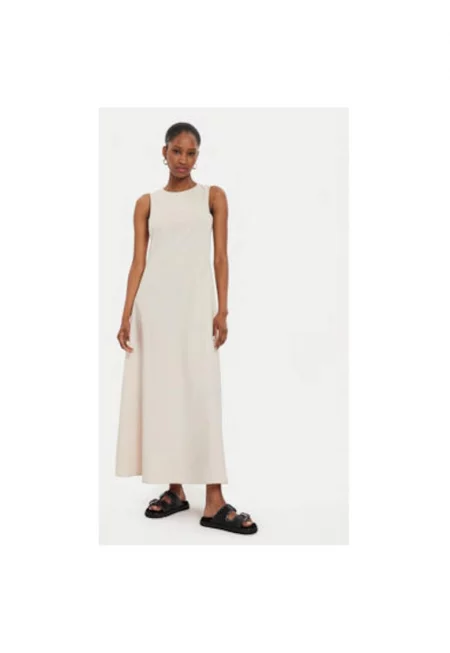 Дамска рокля -  304686405 - Памук - 54966 - Бежов