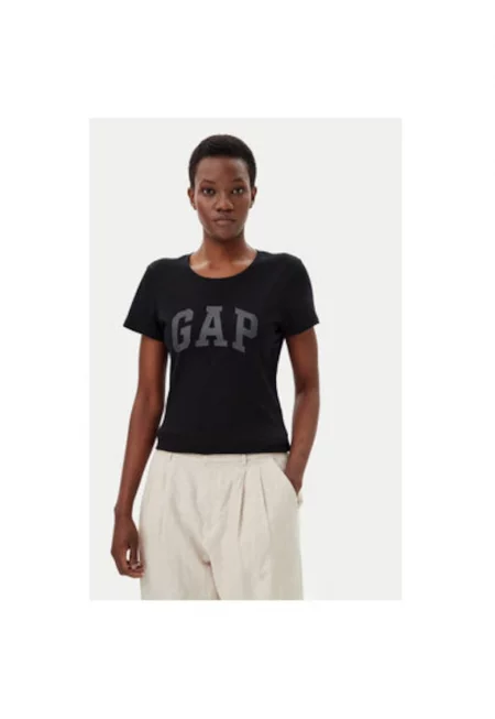 Дамска тениска  729555-06 - Памук - Черен