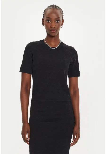 Дамска тениска Maglia 103976 A21T -  черна