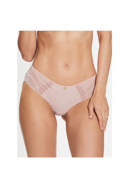 Дамски бикини -  303154011 - Полиамид/Еластан - Розов - Розово