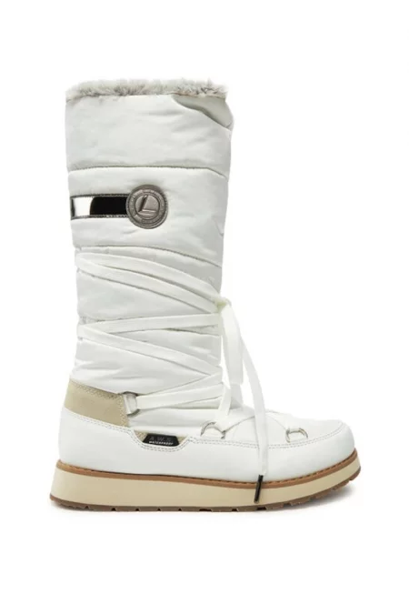 Дамски боти Лухта 79119 Естествена кожа Бели