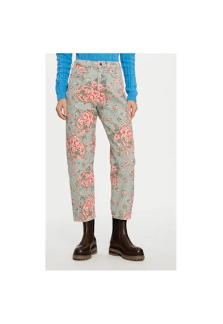 Дамски дънки -  304522635 - Памук - Многоцветен - Многоцветен