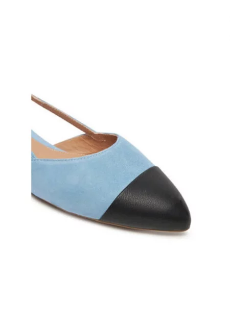 Дамски сандали - ASLEY_25_KS_NTO -  Естествена кожа - Светлосин