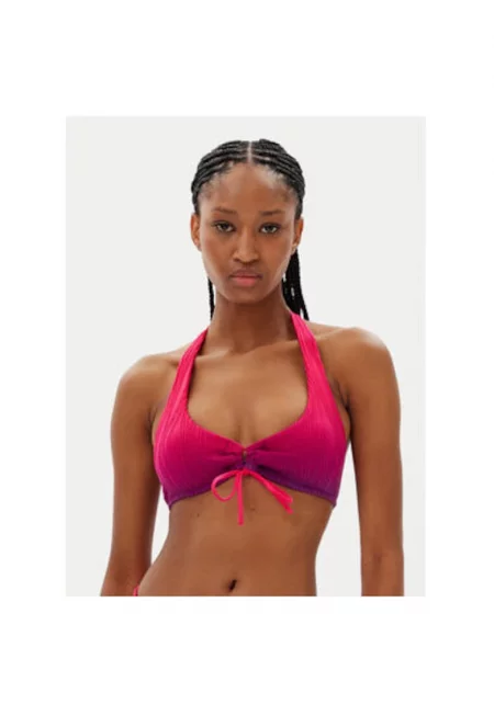 Дамско горнище на бански  C12VQA A41 - Полиамид/Еластан - Лилав/Розов - Лилав/Розово