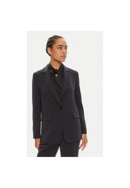 Дамско яке -  304437571 - Ацетат/Полиестер - Син - Син