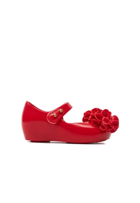 Детски обувки -  Синтетични - с Панделка - Червен