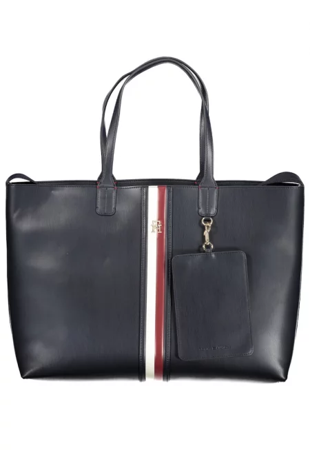 Двулицева чанта shopper  Tote Puffy AW0AW15881 - Тъмносин