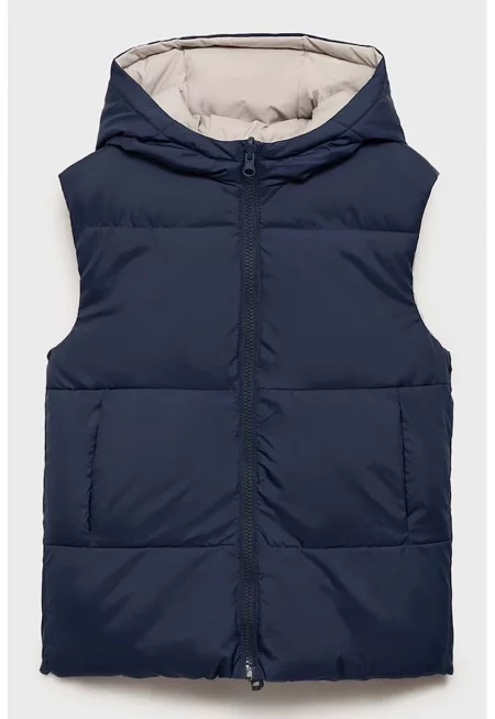 Двустранен елек с качулка