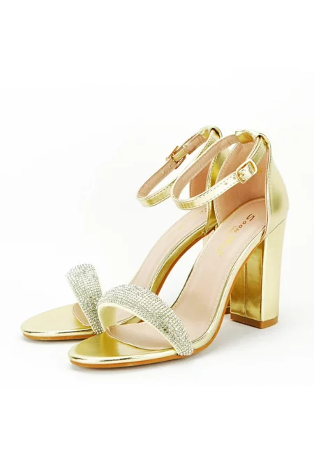 Елегантни златисти сандали 212-38 130 12776