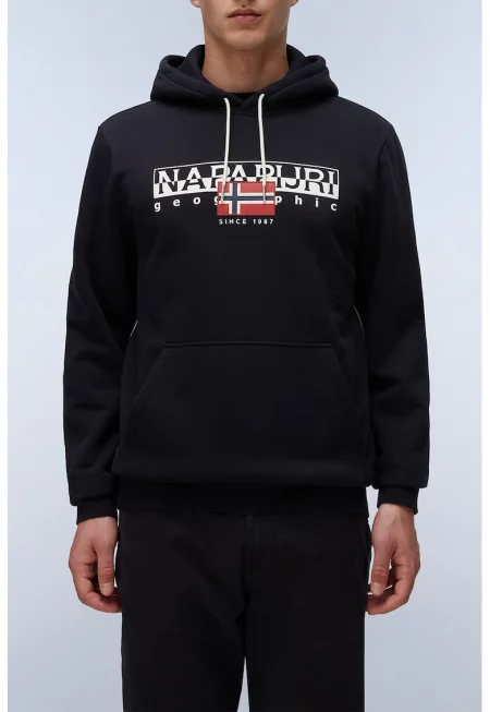 Худи Alymer с лого - Черен